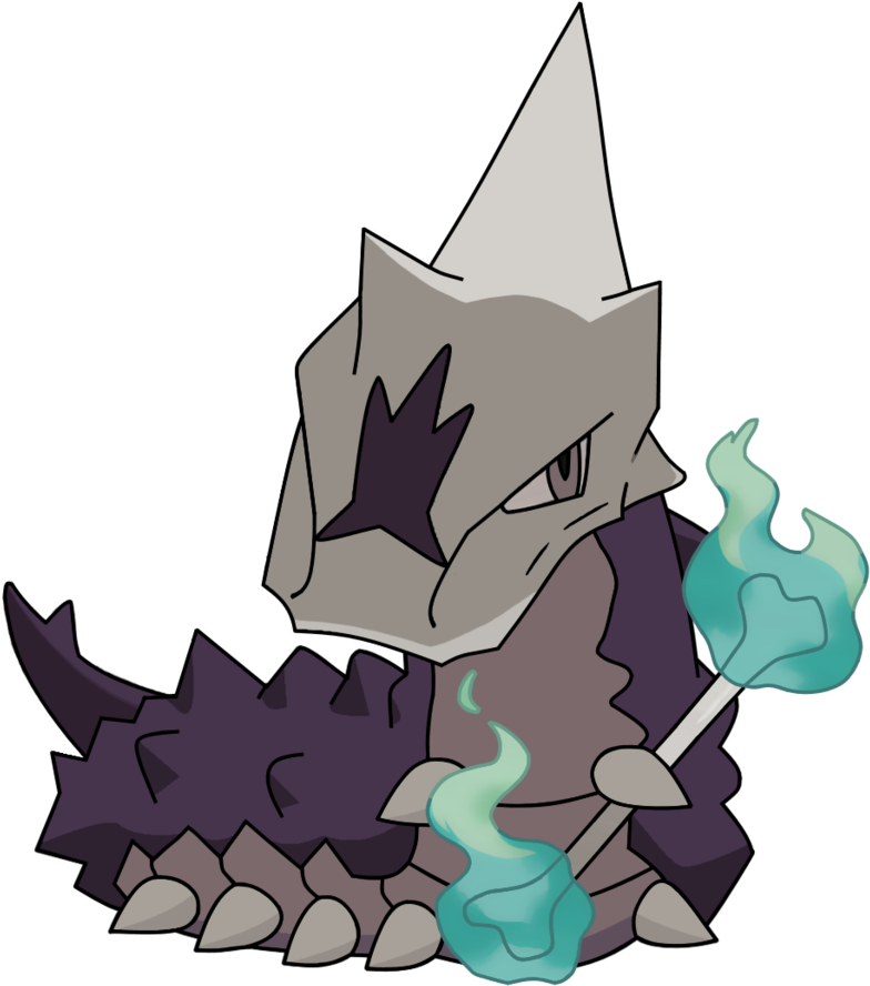 Pokemon Fusion Marowak Images - Alolan Marowak Fusion (860x930)