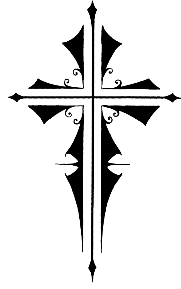 Cross Tatto - Cross Tattoo No Background (600x952)