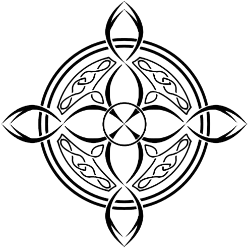 Celtic Cross Tattoo - Celtic Compass Rose Tattoo (650x500)