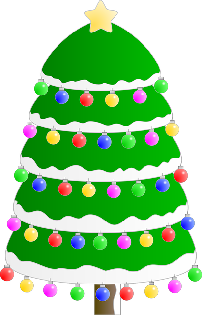Pine Christmas Tree, Christmas, December, Holidays, - Christmas Tree Round Ornament (411x640)