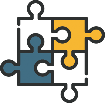 Find The Missing Pieces Of The Puzzle - Jigsaw Puzzle (350x345)