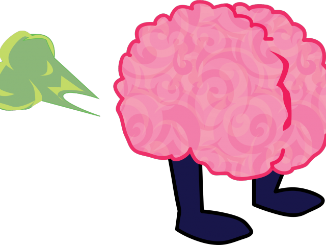 Brain Fart Cliparts - Human Brain Clipart (640x480)