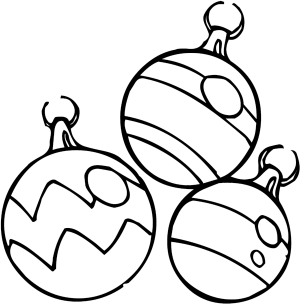 Christmas Ornaments Coloring Pages - Coloring Book (640x784)