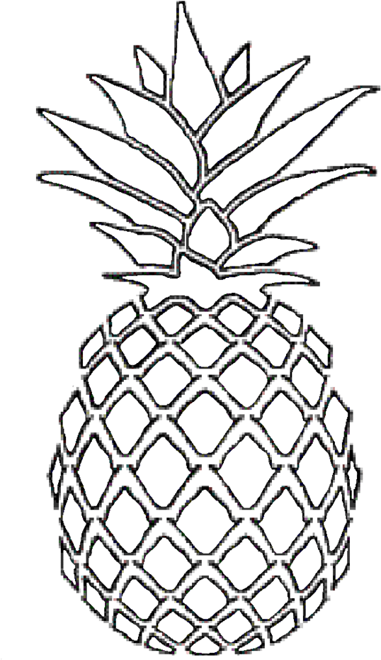 Pineapple Drawing Related Keywords & Suggestions - Pineapple Draw (642x1024)