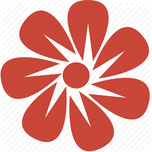 Flower Computer Icons Clip Art - Flower Flat Design Png (512x512)