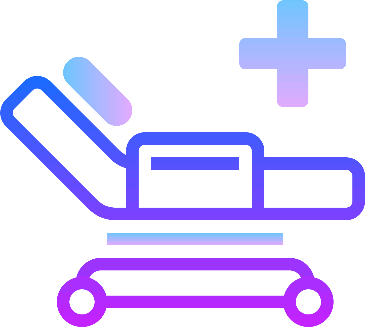 Hospital Bed Icon - Cama Hospital Png (1600x1600)