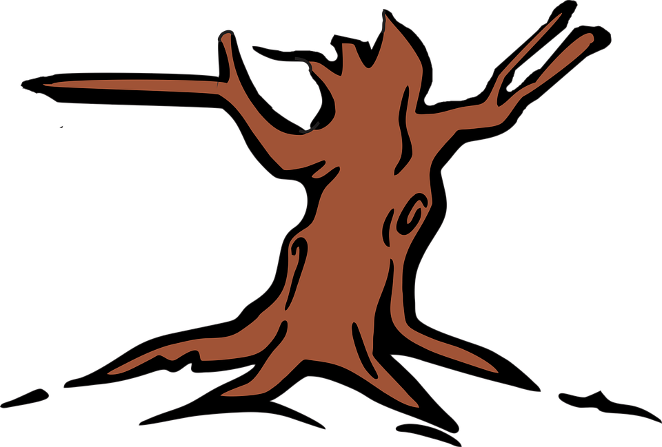 Campfire Smoke Cliparts 18, Buy Clip Art - Outline Of A Tree (960x649)
