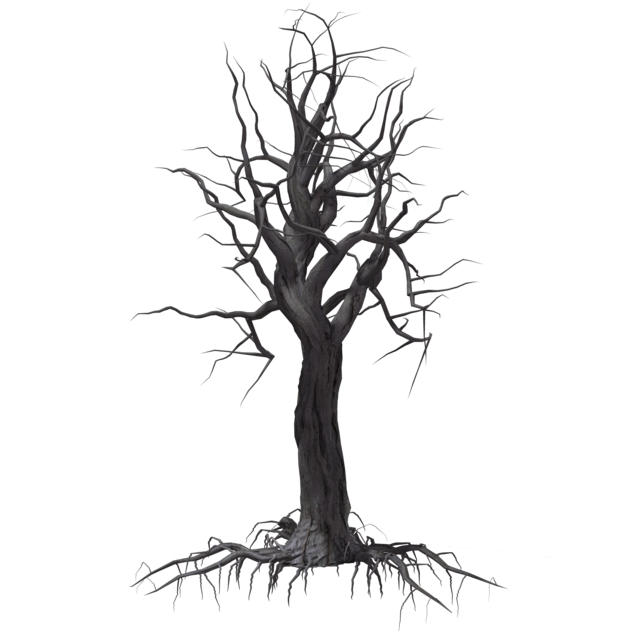 Creepy Tree 04 By Wolverine041269 On Clipart Library - Christmas Tree (1024x639)
