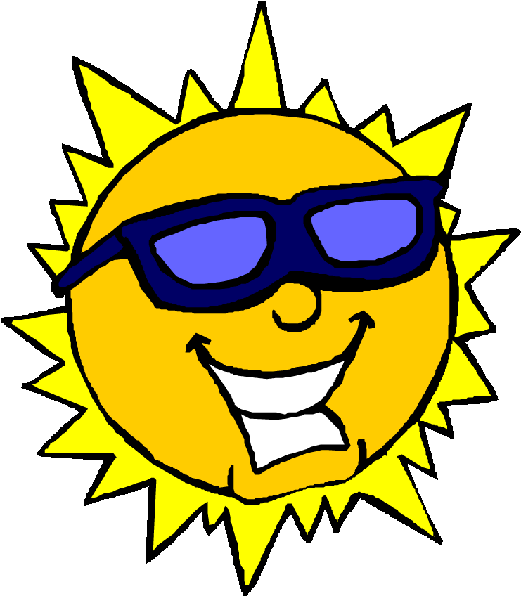 Sunny Clip Art Clipart - Sunny Forecast (750x854)
