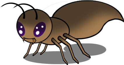 Ant Oc For Primeval Jokes By Motoneko - Ant Animation Gif (444x401)