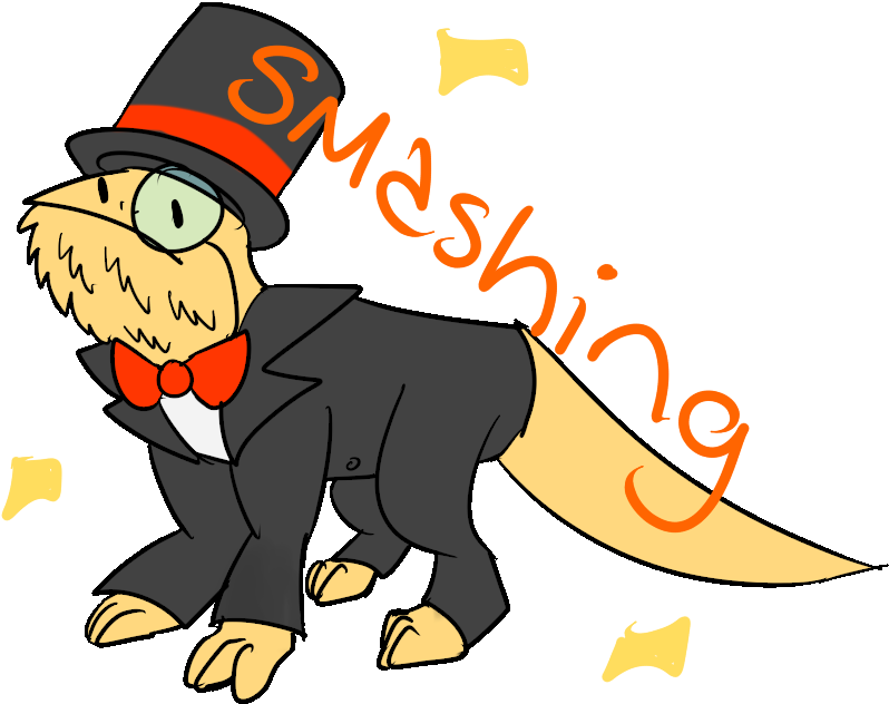 Fancy Bearded Dragon [gif] By Beeside On Deviantart - Bearded Dragon Gif Animation (819x678)