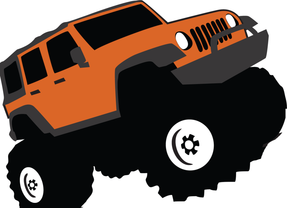 Car Jeep Sport Utility Vehicle Pickup Truck - Cartoon Jeep Png (1000x725)
