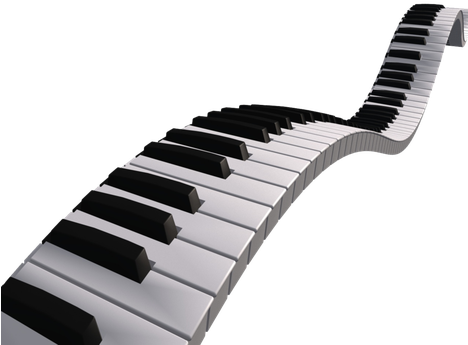Piano Keyboard Clip Art - Piano Png (600x500)