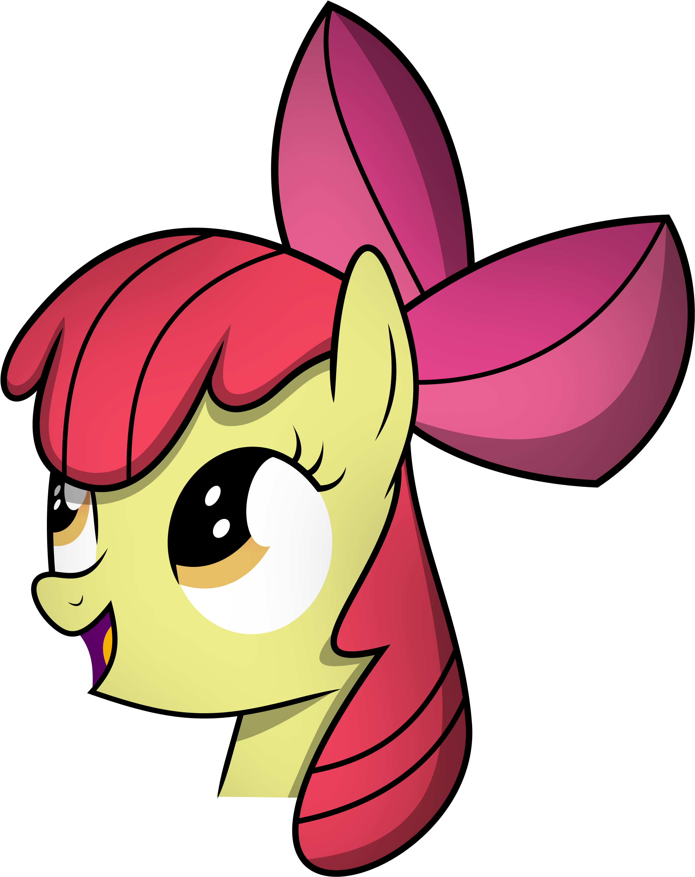 Happy Applebloom By Graytyphoon Happy Applebloom By - Cartoon (2719x3428)