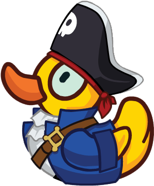 Pirate - Pirate Duck Clip Art (325x388)