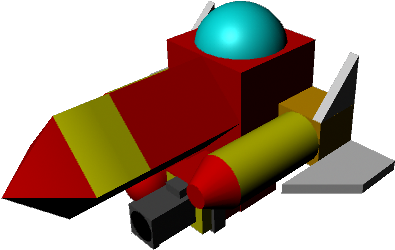 Gummi Ship 1 By E-man276 - Kingdom Hearts Gummi Ship Png (640x480)