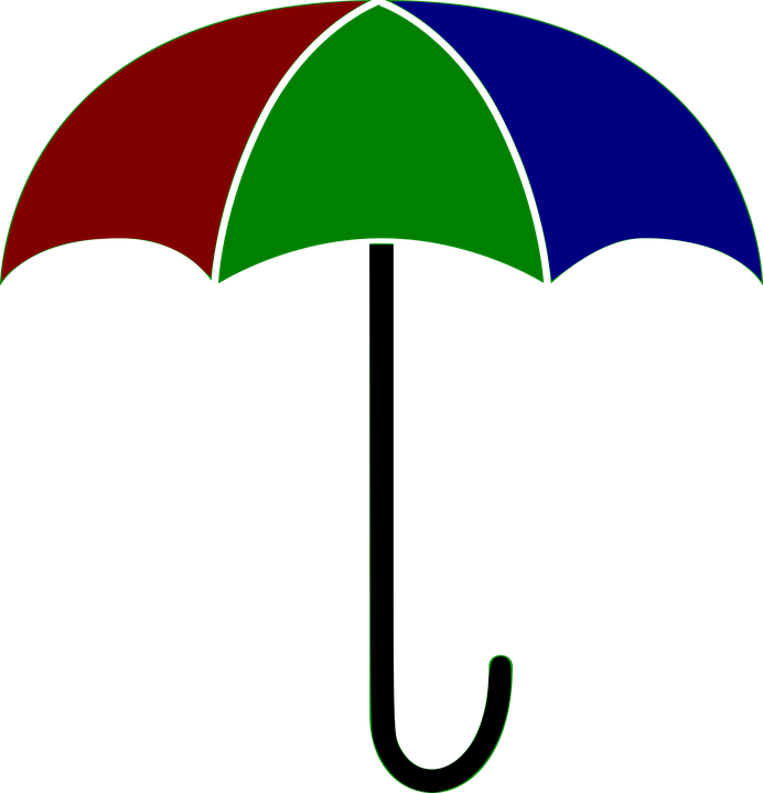 Umbrella Clipart Colorful Umbrella - Umbrella Clipart (692x720)