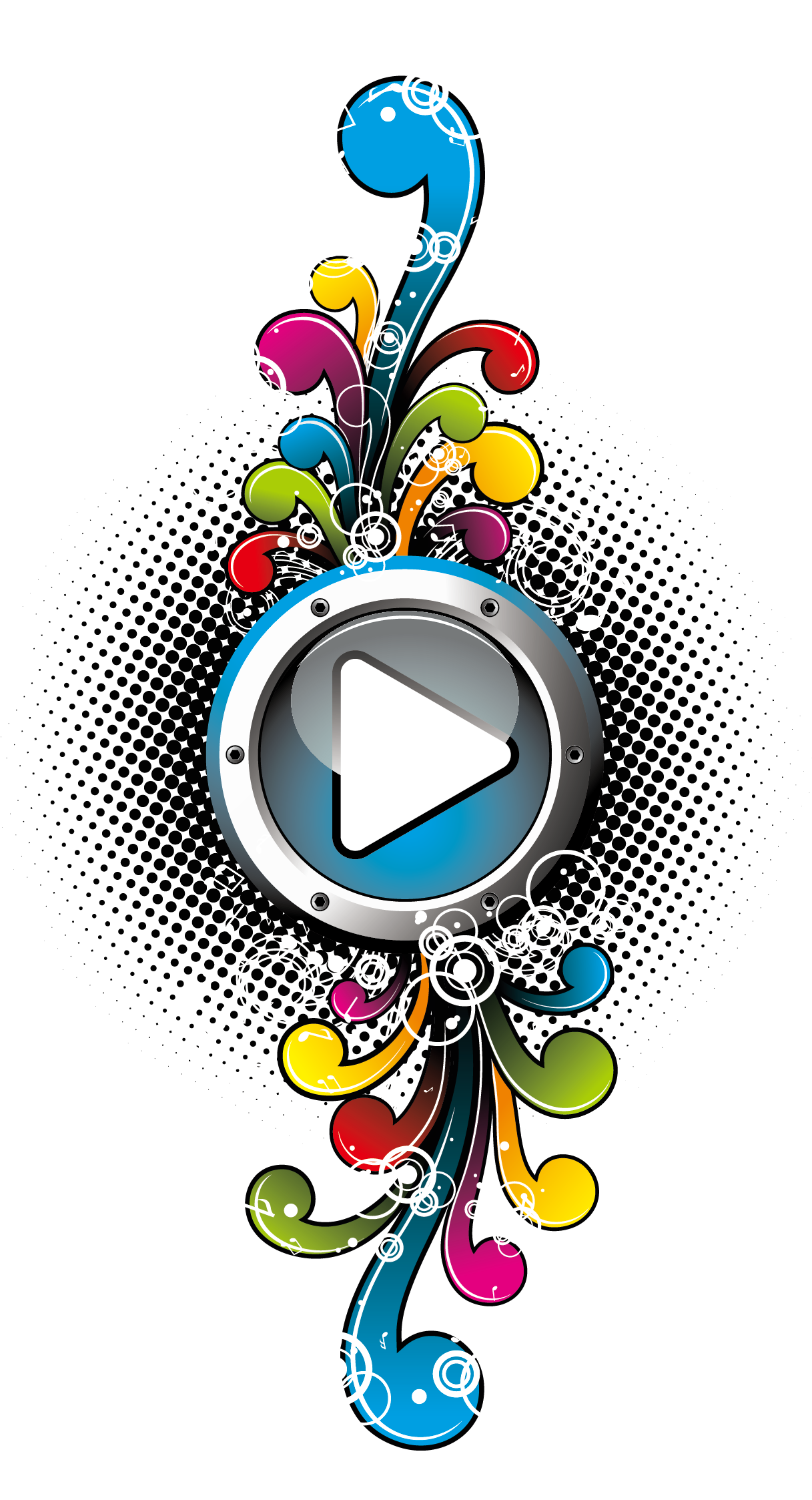 Euclidean Vector Button Download - Flower (2362x2362)