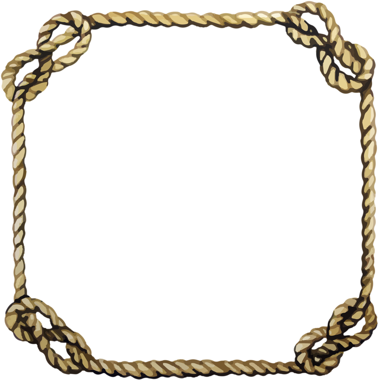 Rope Picture Frame Clip Art - Rope (800x783)