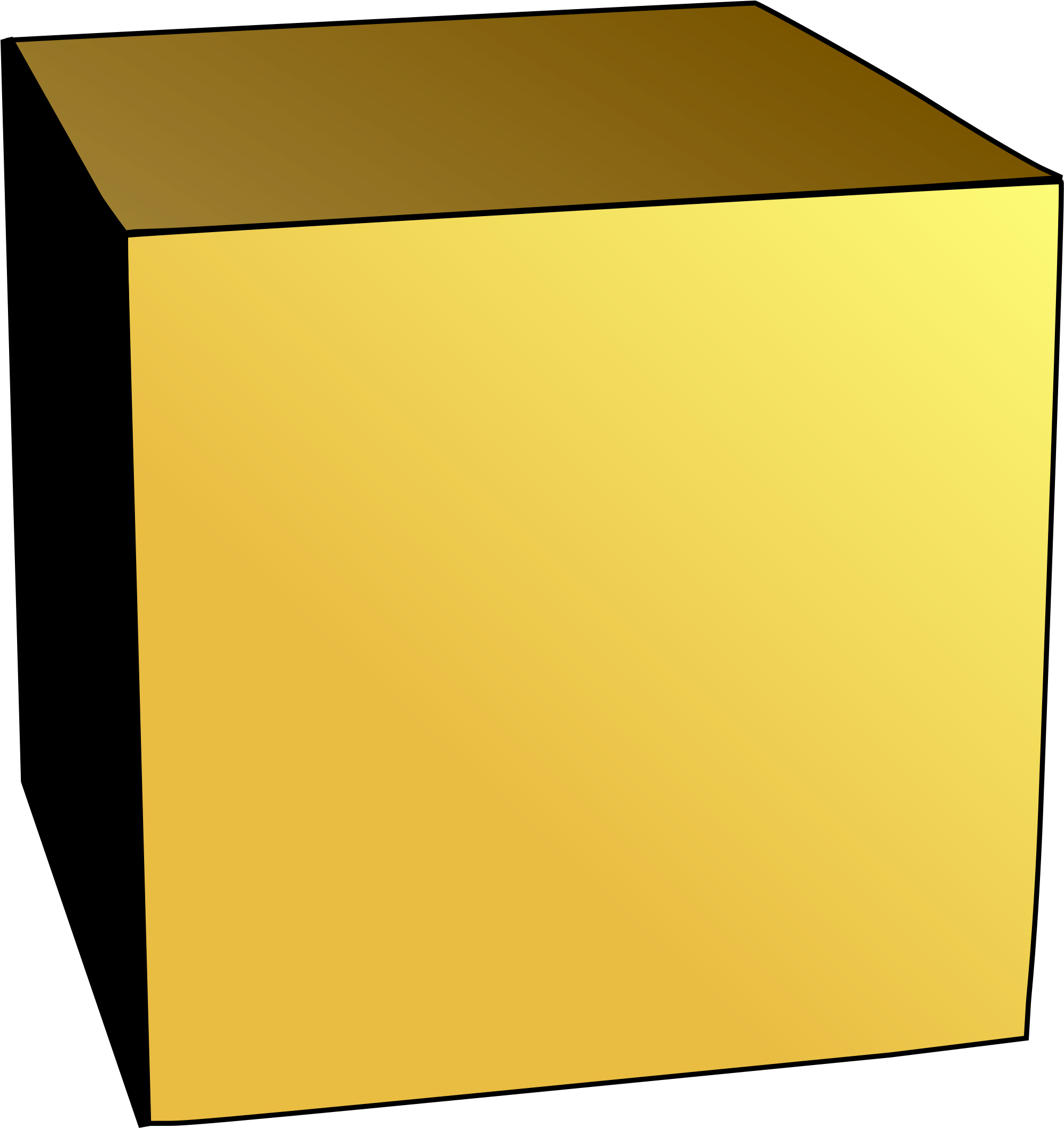 Open - Golden Cube (2000x2118)
