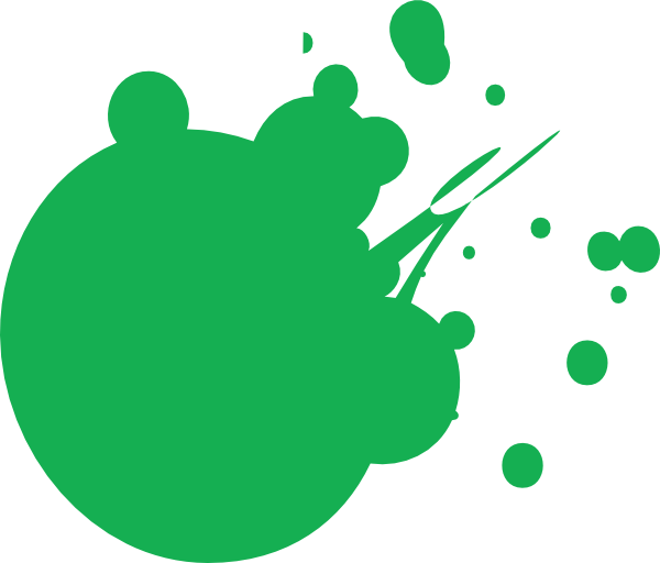 This Free Clip Arts Design Of Green Dot Splat - Green Paint Splatter (600x512)