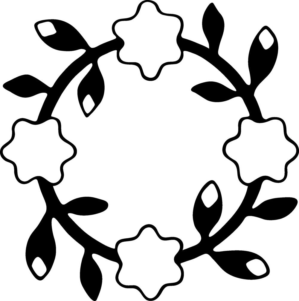 Leaf Circle Clip Art (1000x1004)