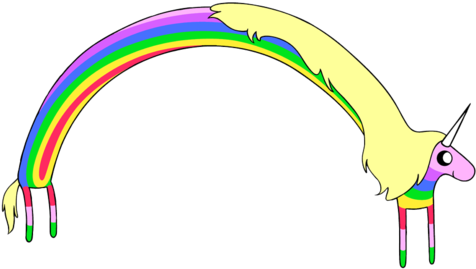 Tumblr Mhbk4pca3k1rv6asno1 500 - Adventure Time Lady Rainicorn (500x309)