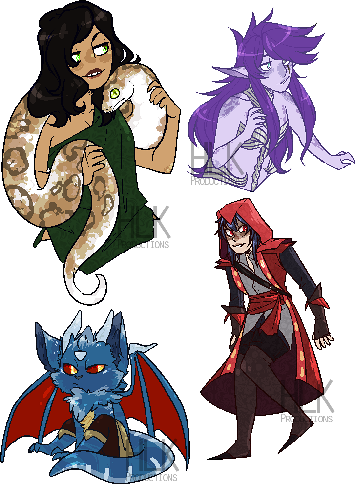 Commissions For Tumblr Clients By Hieislittlekitsune - Anime (736x1000)