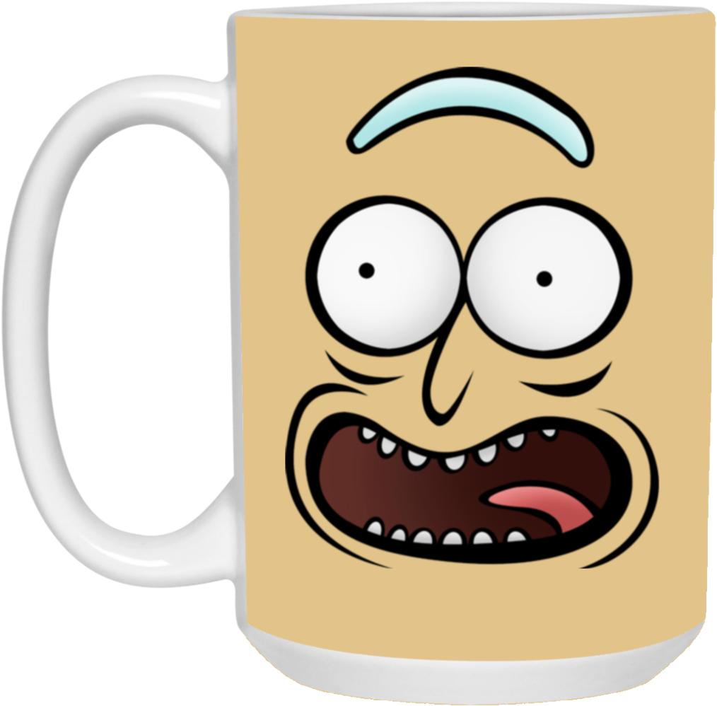 Rickz Pickles Funny Face Emoji Rick Mug Cup Gift - Forever Living 40 Years (1024x1024)