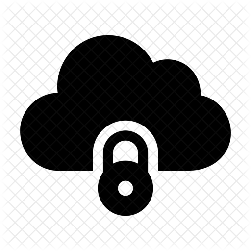 Secure Icon - Cyber Security Icon Black (512x512)