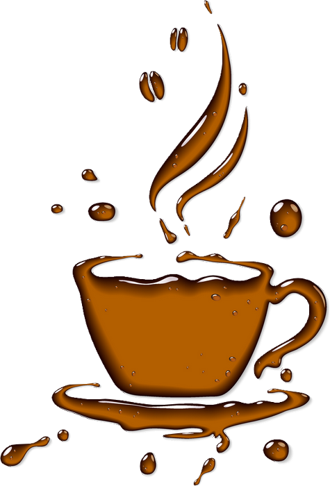 Coffee Cup And Grain - Fashionable Diy Coffee Cup Wall Sticker (475x700)