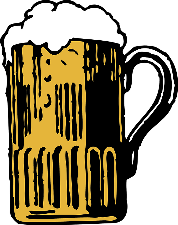 Alcohol Clipart Beer Cup - Beer Mug (568x720)