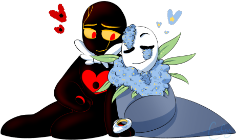 @ghostofpokeninjager Saw You Were Havin Bad Day/night - Cartoon (500x319)