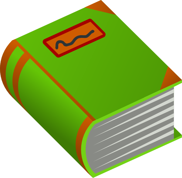 Book Clipart - Thick Book Clipart (600x587)