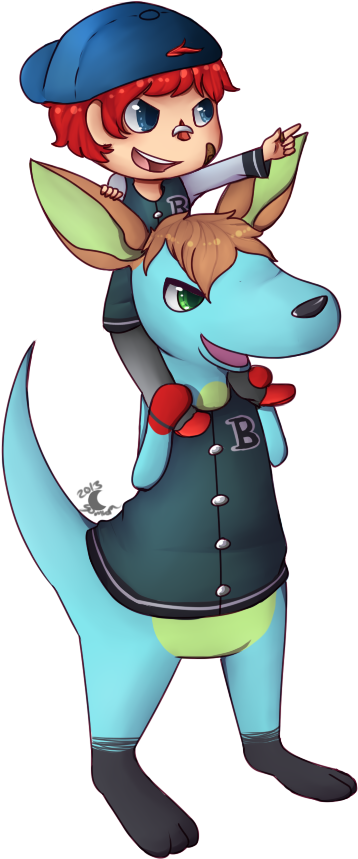 Rooney The Cranky Kangaroo Has Moved In - Cartoon (455x916)