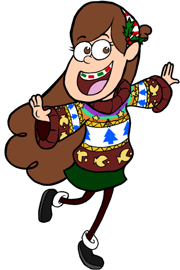 Mabel's Christmas Sweater By - Cartoon (725x1101)