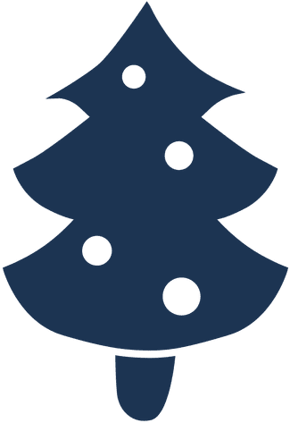 Christmas Tree Silhouette Icon 61 Transparent Png - Christmas Tree (512x512)