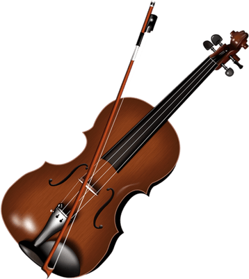 Violin Shining - Violin Png (446x500)
