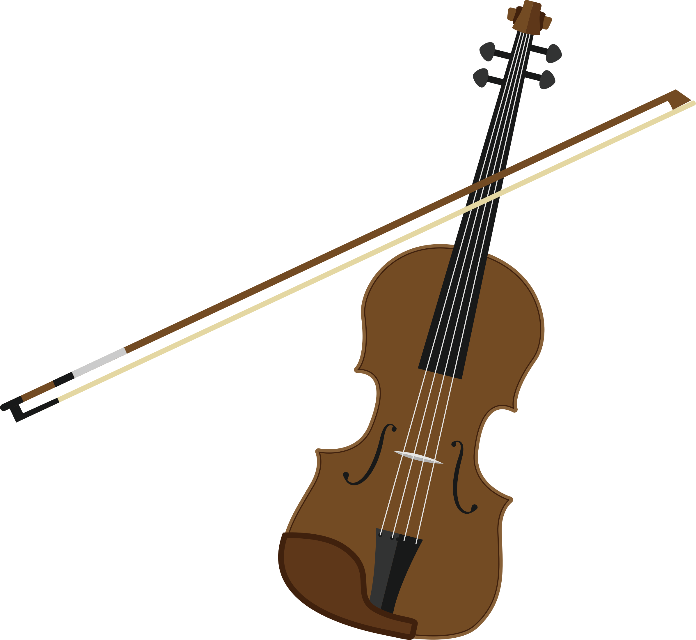 Big Image - バイオリン イラスト Ai (2392x2198)