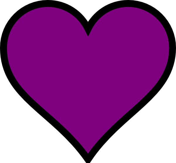 This Free Clip Arts Design Of Purple Heart 2 - Purple Heart (600x557)