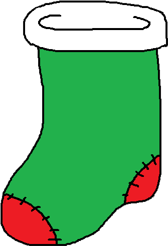 Free Christmas Stocking Clipart - Free Christmas Stocking Clipart (352x509)