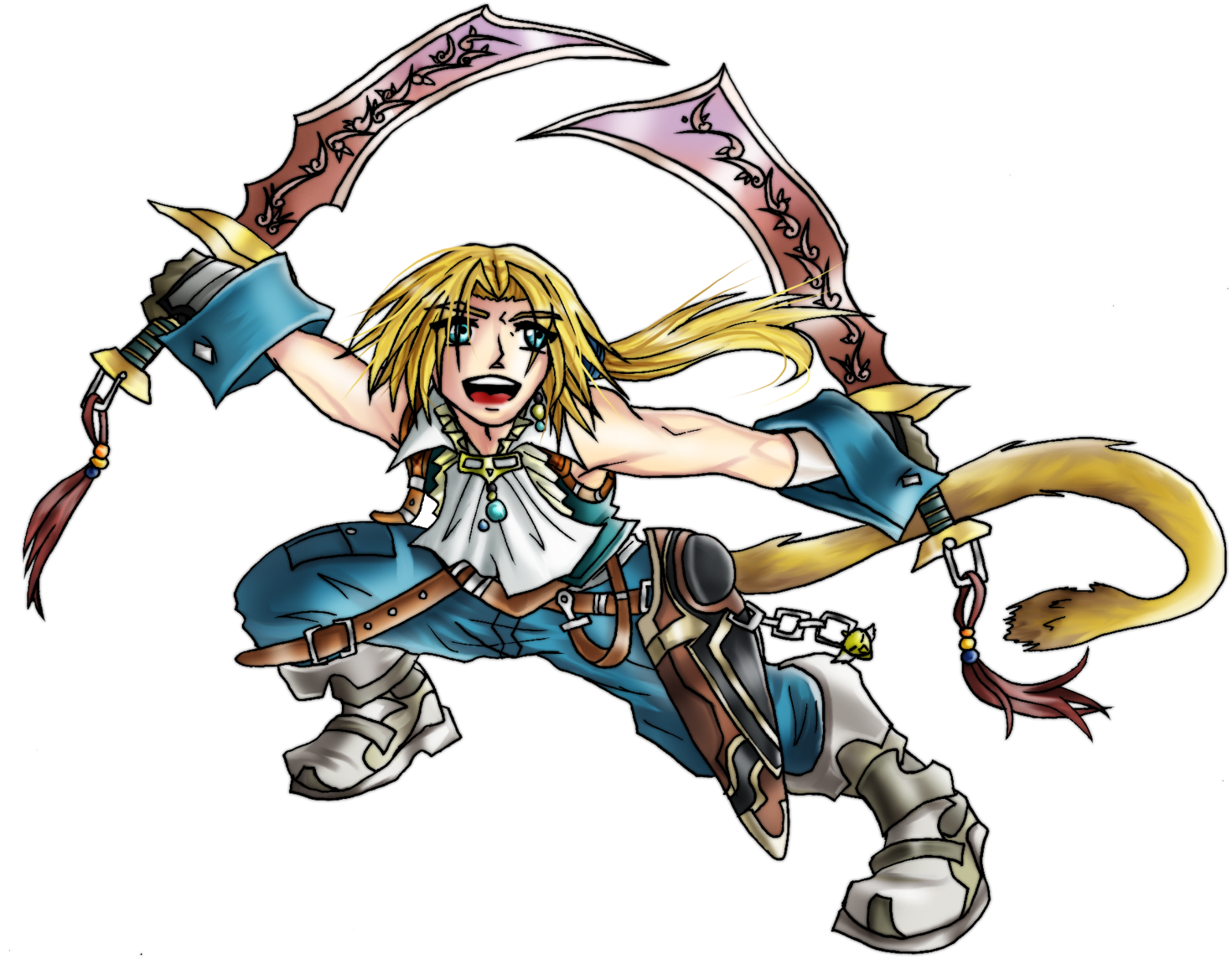 Final Round- Zidane Tribal By Callousvixen - Zidane Tribal Weapons (1500x1192)