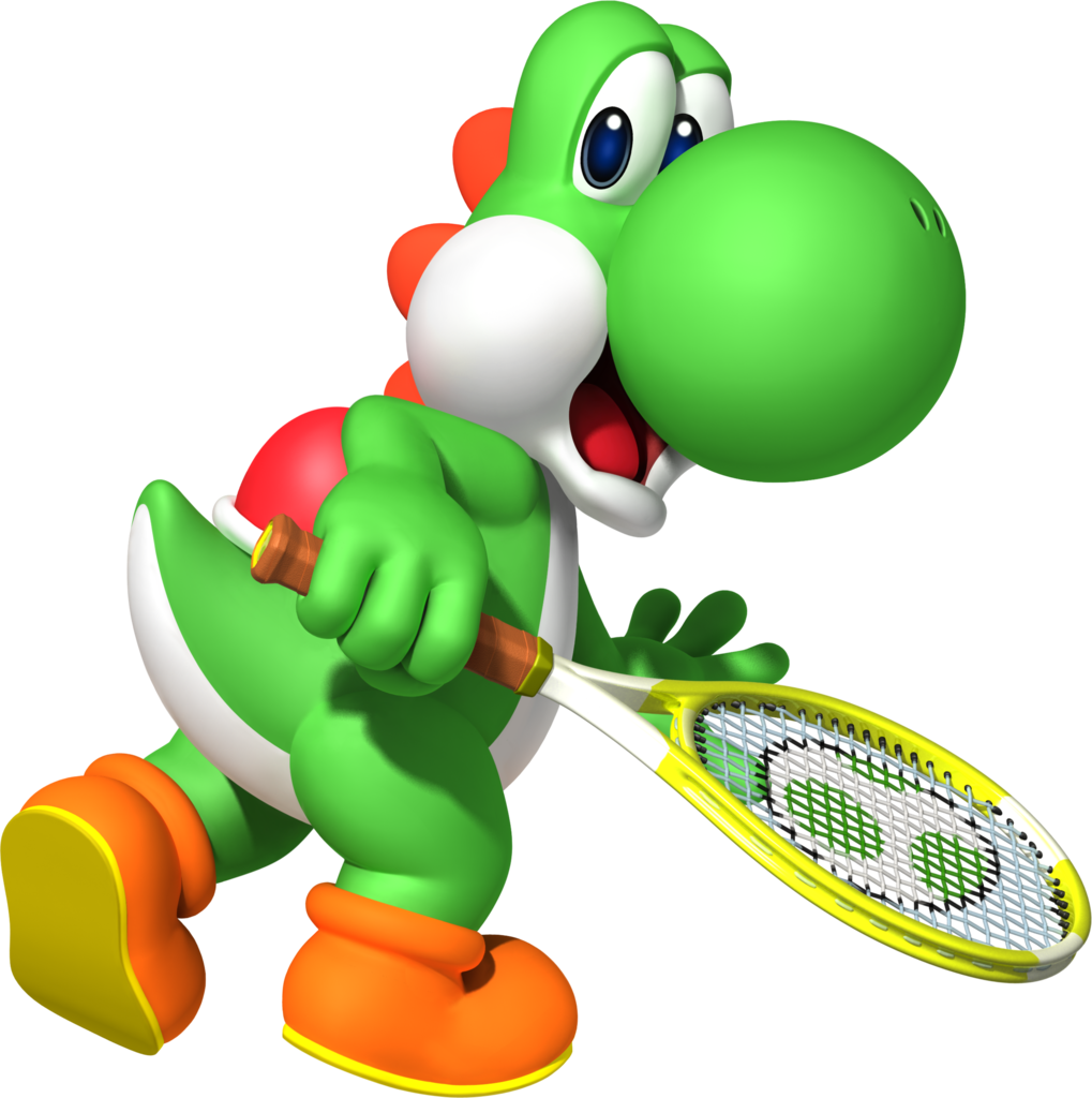 Mario Tennis Aces Png Image Transparent - Mario Sports Mix Yoshi (1019x1024)