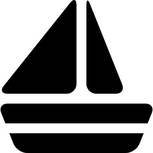 Boat Black Silhouette Free Icon - Boat Svg (512x512)