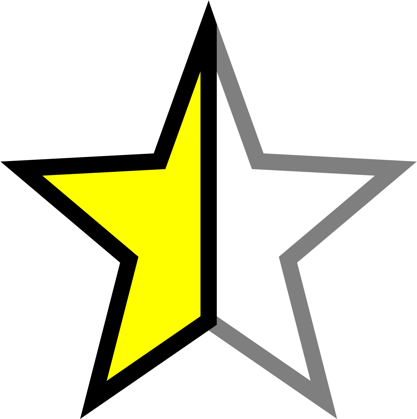 Image Of A Star 10, Buy Clip Art - Star Png Icon White (2000x2000)