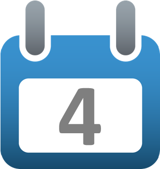 May 4 Calendar Icon - 4 Calendar Icon Png (327x453)