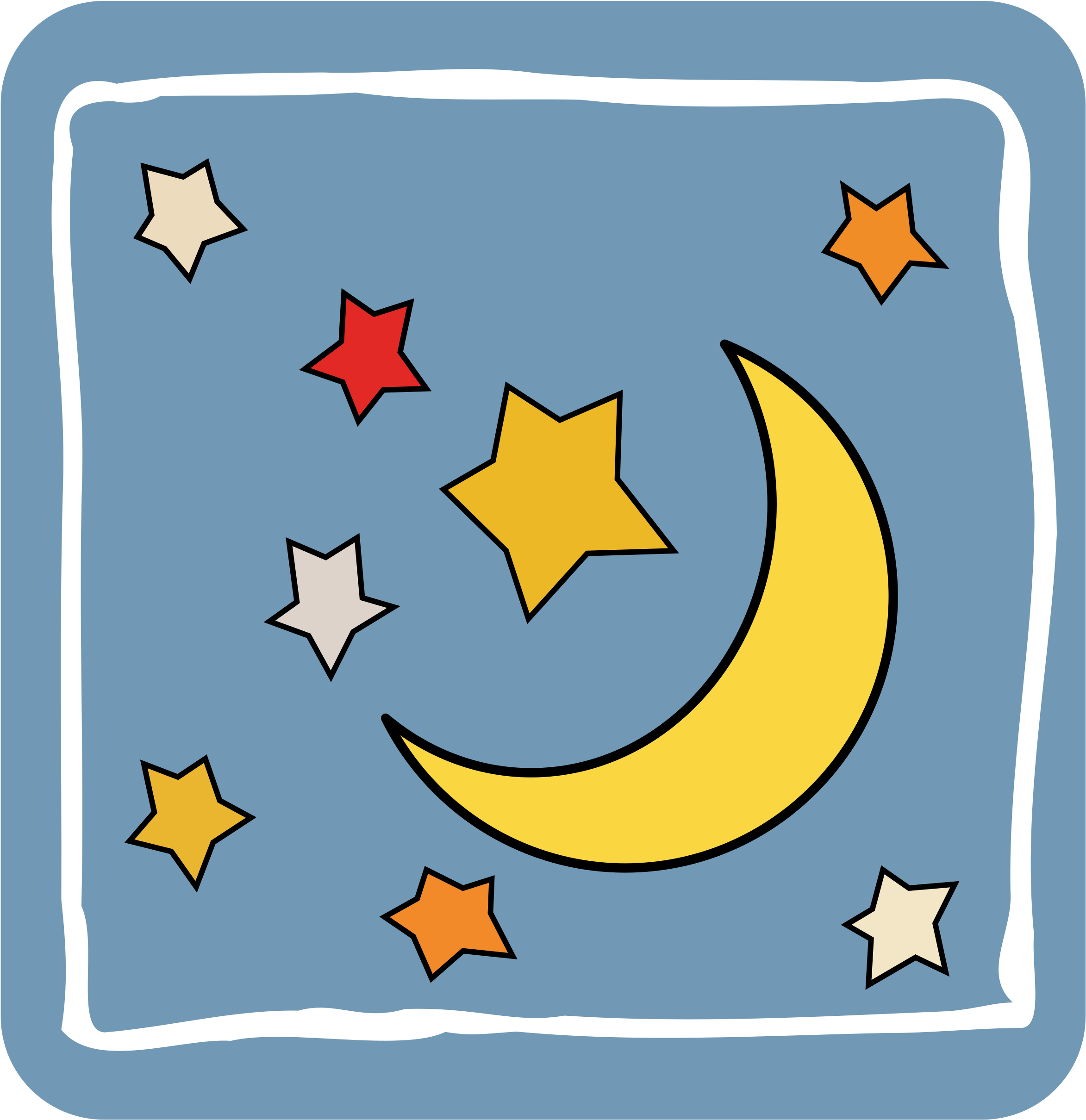 Icon Moon And Stars - Icon (2400x3394)
