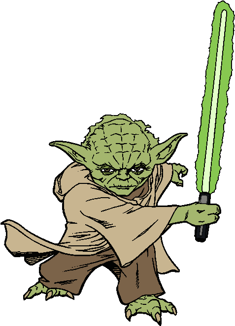 Star Wars Clip Art Image - Star Wars Yoda Clip Art (478x669)