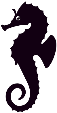 Choose Color - Seahorse Greeting Cards (pk Of 10) (645x400)