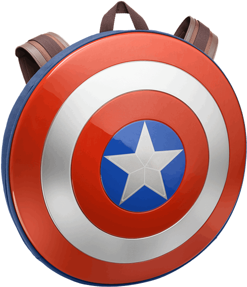 Marvel Captain America Civil War Captain America Shield - Captain America Shield Backpack (600x600)